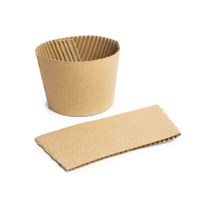 Kraft Compostable Cup Sleeves/Clutches