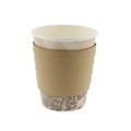 8Oz Kraft Compostable Cup Sleeves/ClutchesAlternative Image3