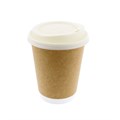 12/16/20Oz Compostable Pla Hot Coffee Cup LidsAlternative Image1