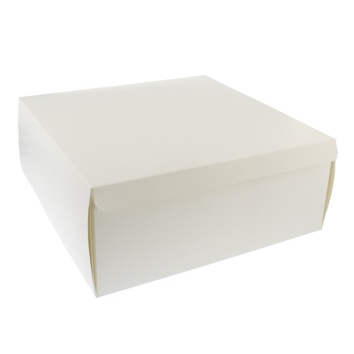 White Cake Boxes 10 X 10 X 4 Inch