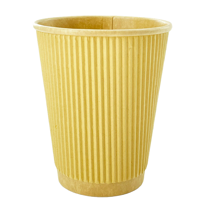 16oz Pure Kraft Ripple Cups