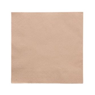 33Cm Unbleached 2 Ply Napkin Brown