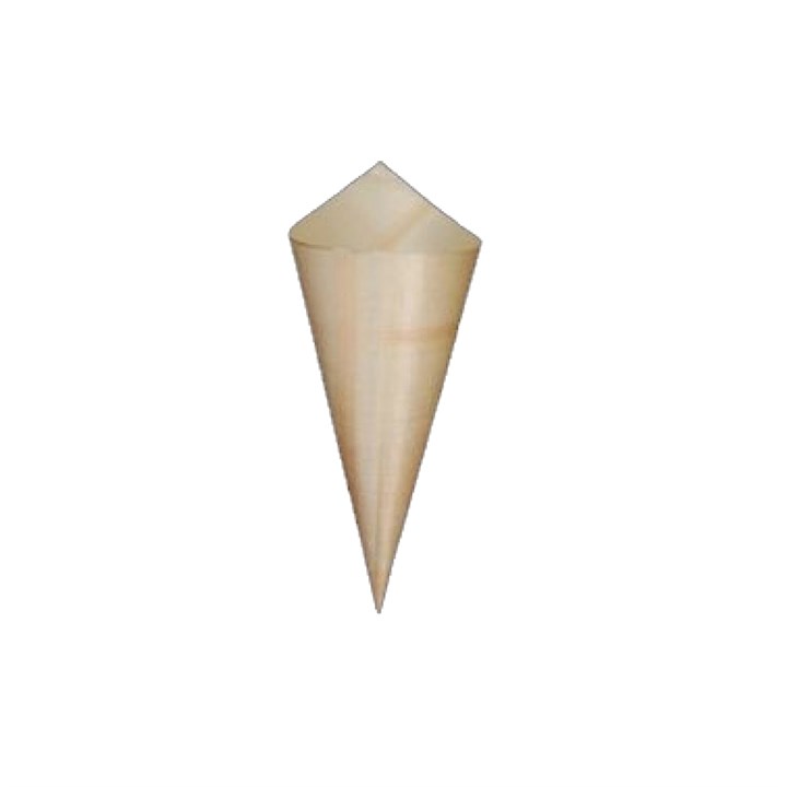18Cm Wooden Cone