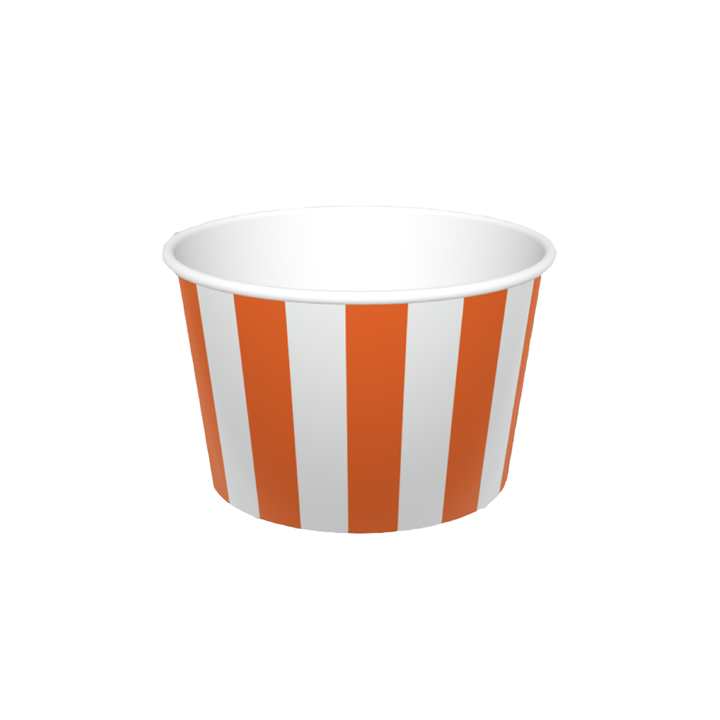 5oz Striped Ice Cream Cup