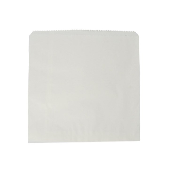 7 X 7 Inch Flat White Bag