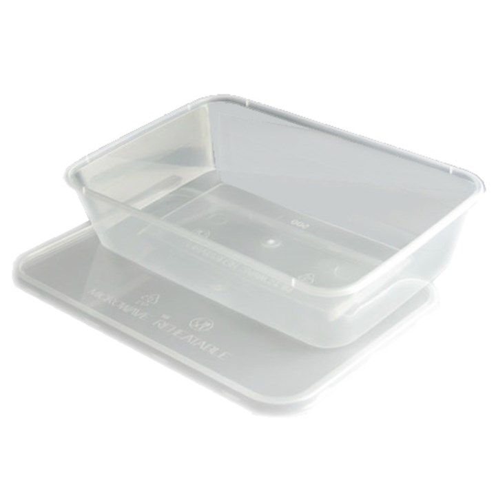 650Cc Plastic Takeaway Microwavable Food Container With Lid