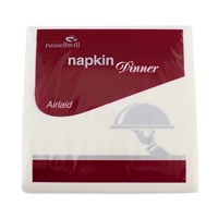 White Premium Airlaid Dinner Napkins 40 X 40 Cm