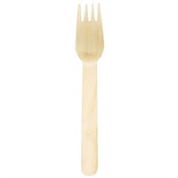 Disposable Biodegradable Wood Forks