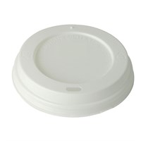 PS White Hot Coffee Cup Sip Thru Lids
