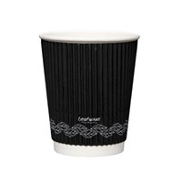 Leafware Black Ripple Cup