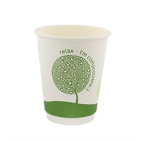 12Oz Leaf Compostable Double Wall Cups