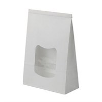White Window Paper Bags