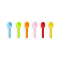 3 Inch Assorted Compostable Plastic Ice Cream Spoon