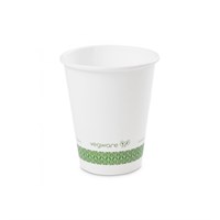 8Oz Vegware Compostable Single Wall Cup White