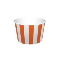 5oz Striped Ice Cream Cup