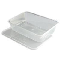 Al Plastic Takeaway Microwavable Food Container Box With Lid