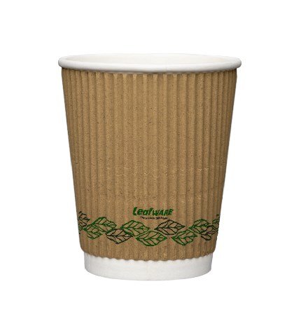 Leafware Kraft Ripple Cup